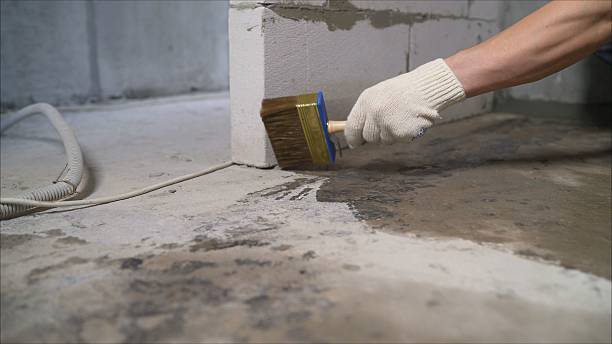 Crawl space vapor barrier installation in Newport, OH